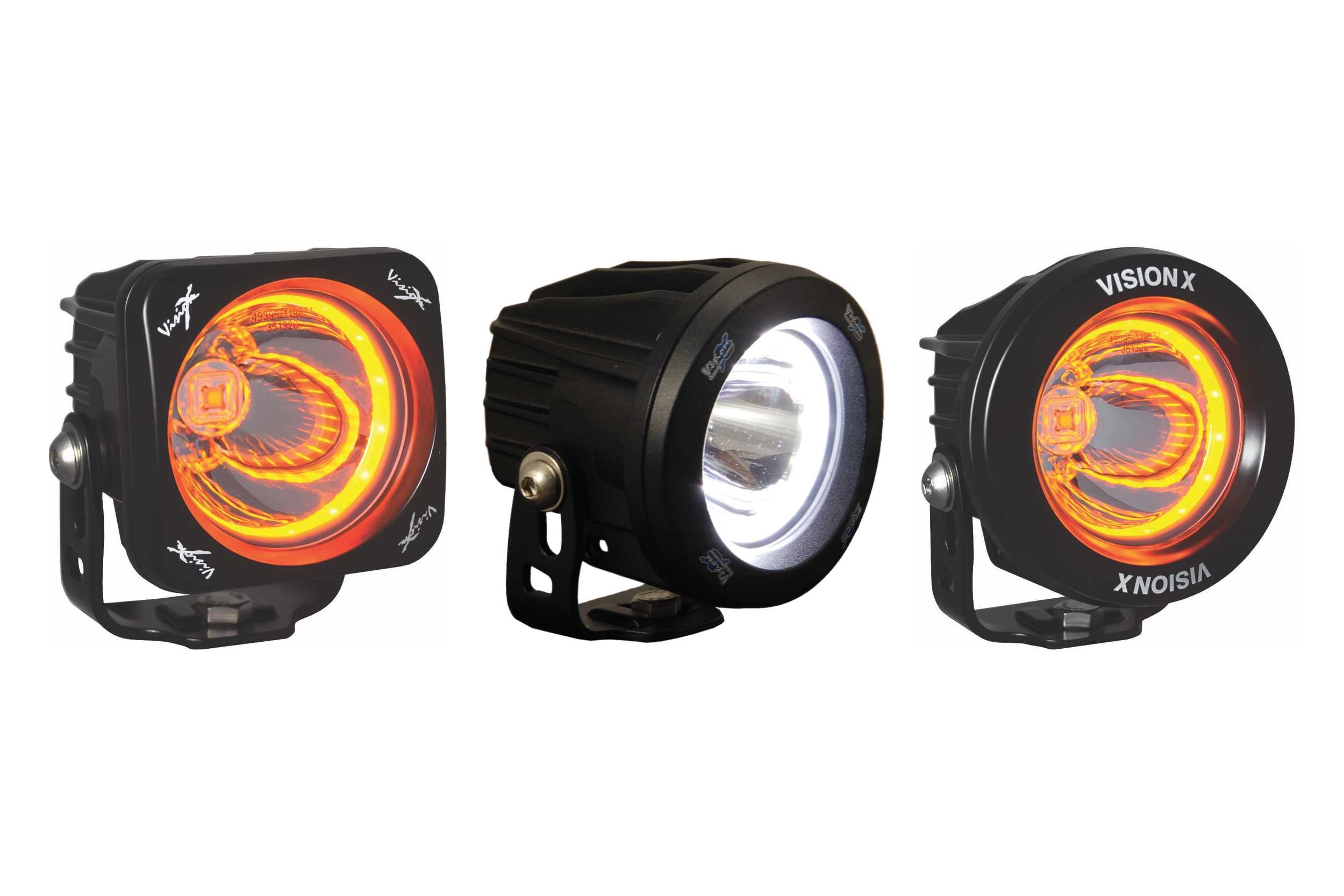 Vision X Optimus Universal LED Pods in Round or Square | HR SWGPCK14